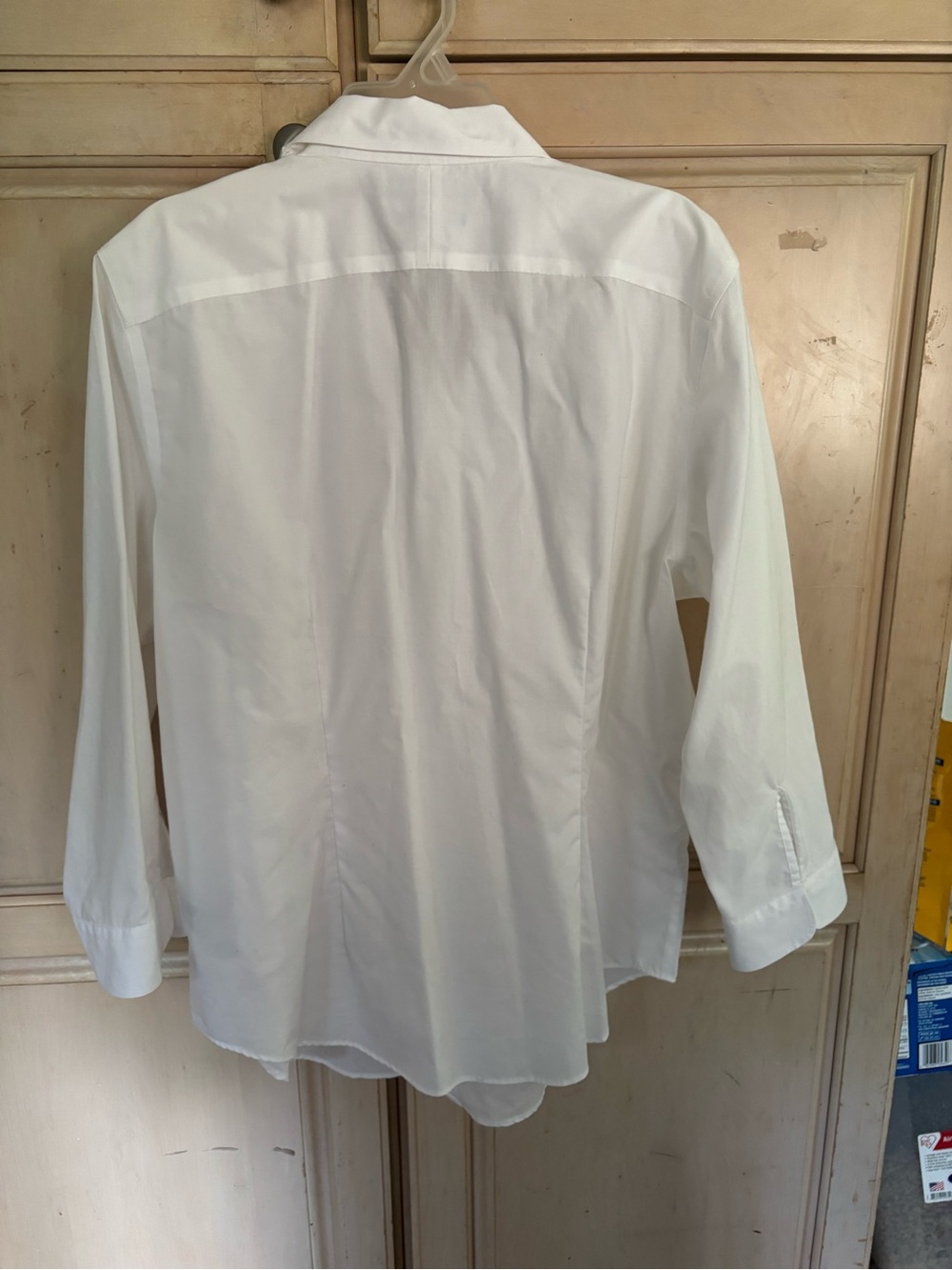 Ralph Lauren No Iron White Women’s Long-Sleeve Button-Up Shirt - Picture 2 of 3